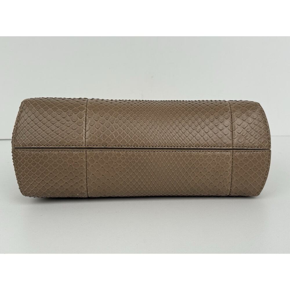 Fendi Beige Python Small First Clutch Bag - image 6